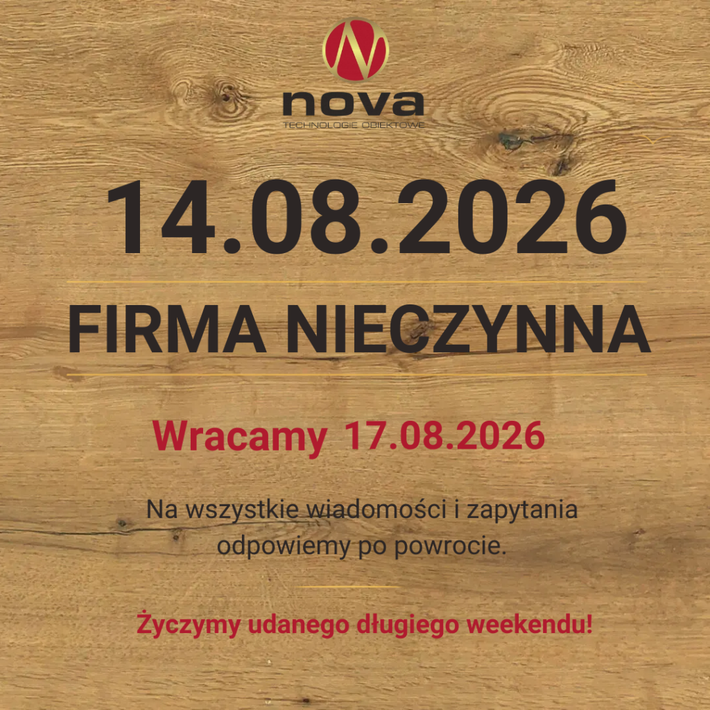 Informacja o przerwie w pracy – 14 sierpnia 2026 r.