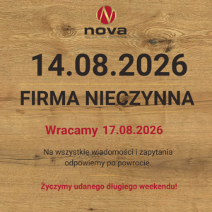 Informacja o przerwie w pracy – 14 sierpnia 2026 r.